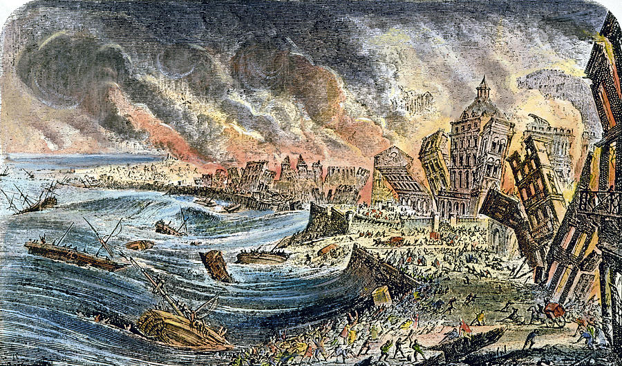 Lisbon Earthquake, 1755 #1 Photograph by Granger