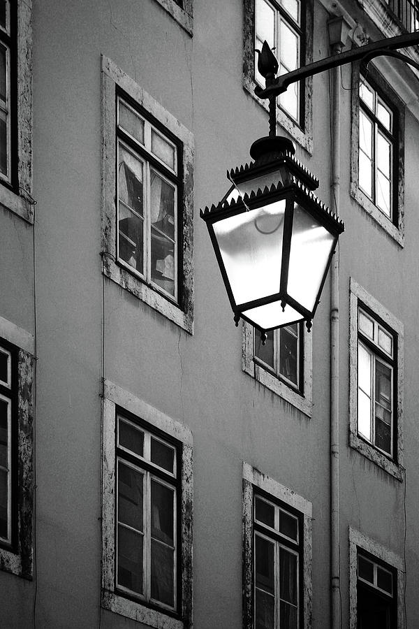 Lisbon Street Lamp #1 Photograph by Carlos Caetano