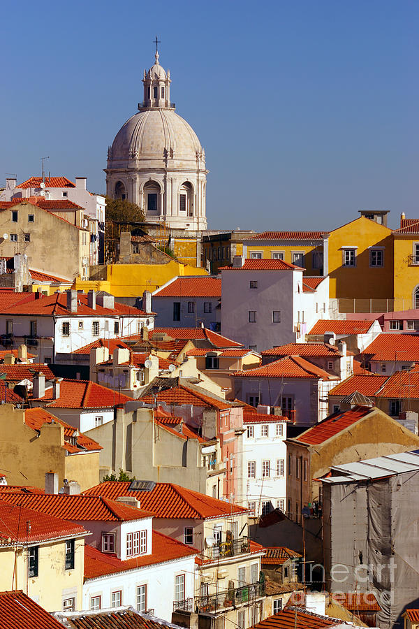 Architecture Photograph - Lisbon View #1 by Carlos Caetano