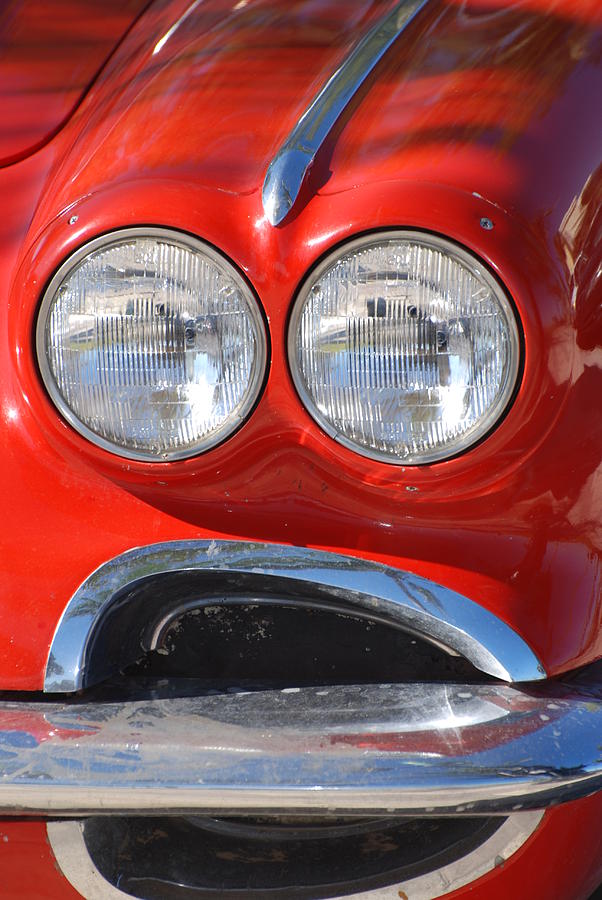 Car Photograph - Little Red Corvette #1 by Rob Hans
