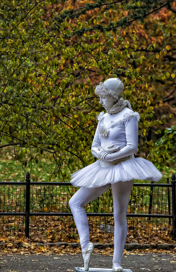 Living Statue Ballerina Photograph
