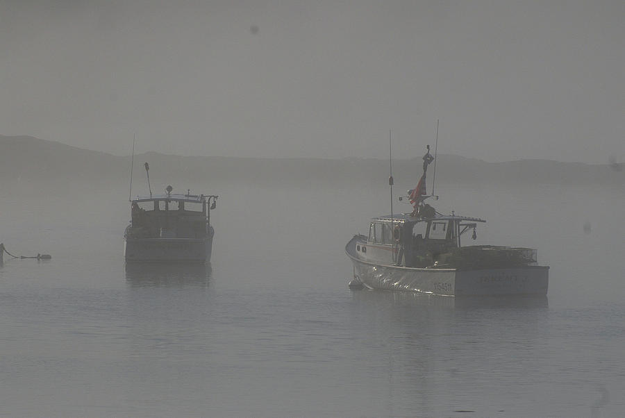 Lobster boats #1 Photograph by David Campione