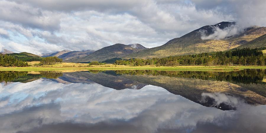 Loch Tulla reflections #1 Photograph by Stephen Taylor