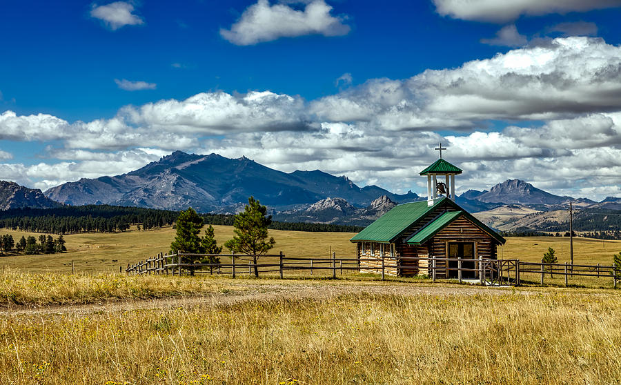 Log Cabin Church Photograph by Mountain Dreams