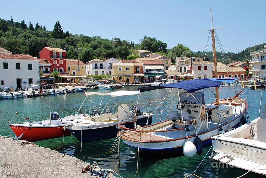 Loggos harbour on Paxos #1 Photograph by David Fowler