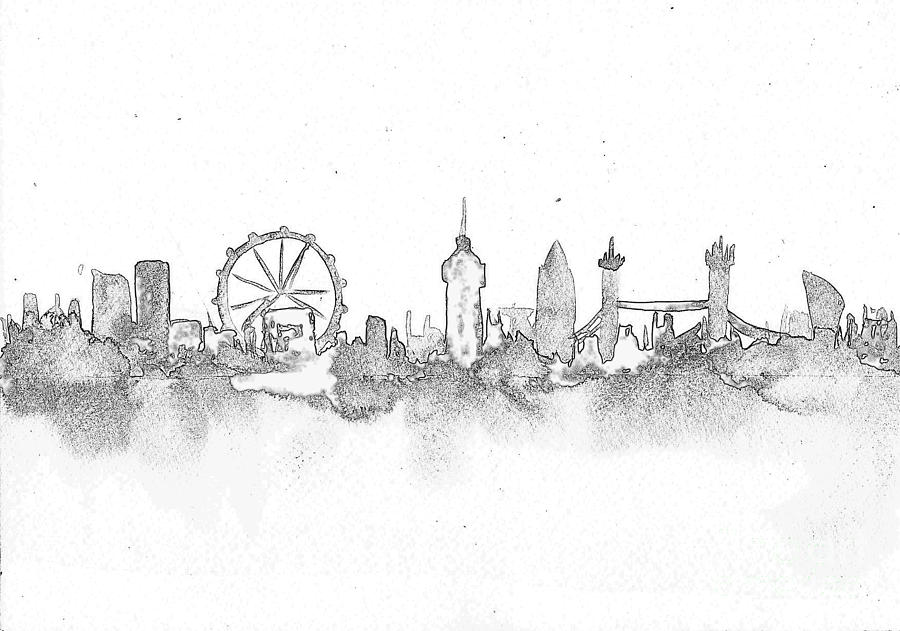 Featured image of post London Skyline Pencil Sketch For making photo to pencil sketch