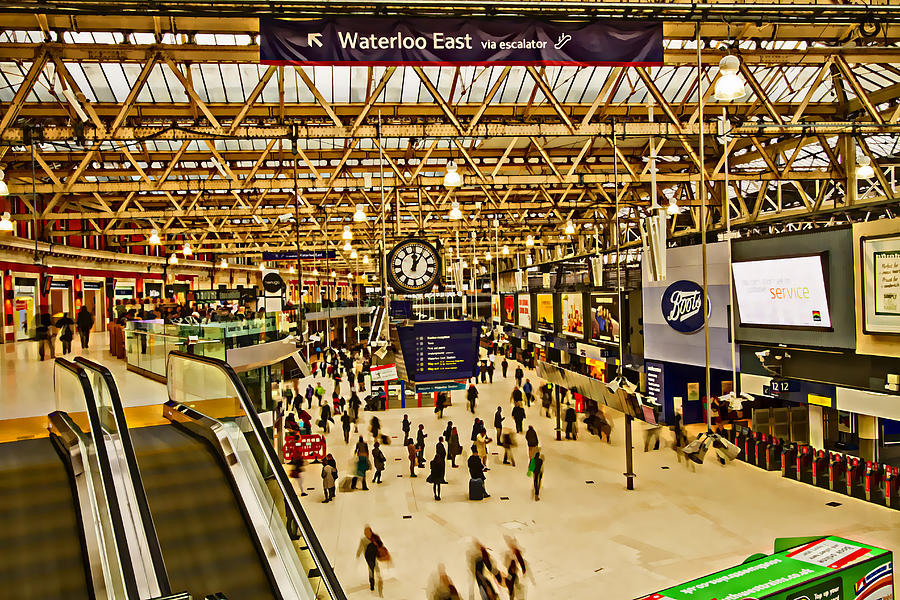 London Waterloo Station #1 Photograph by David French