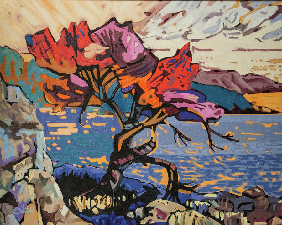Lonetree, Sunrise Painting by Rob Owen