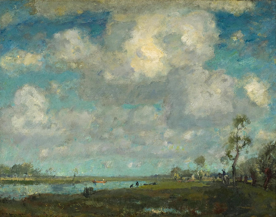 Long Point Marsh Painting by Henry Ward Ranger