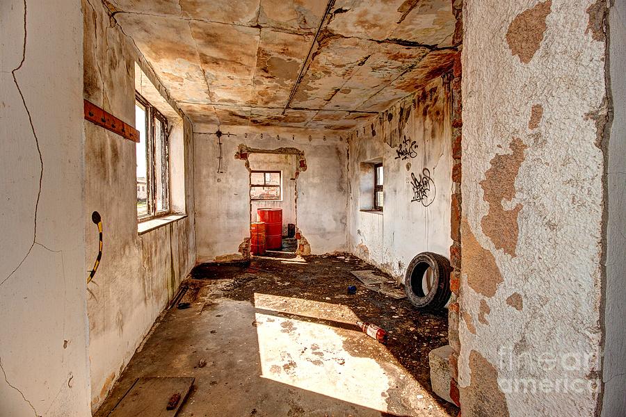 Red Photograph - Lost Places #2 by Christian Hallweger