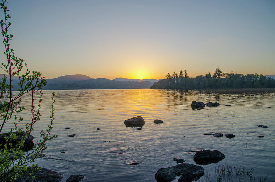 Lough Eske Donegal Ireland at Sunrise #1 Photograph by Bill Cannon