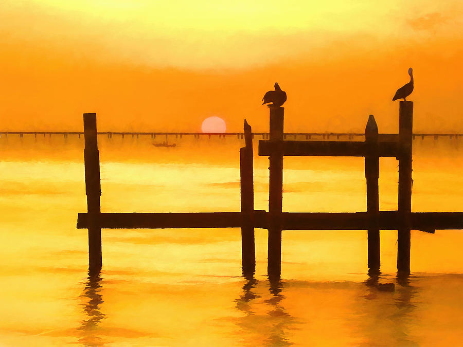 Sunset Photograph - Louisiana Lovely by Kathy Bassett