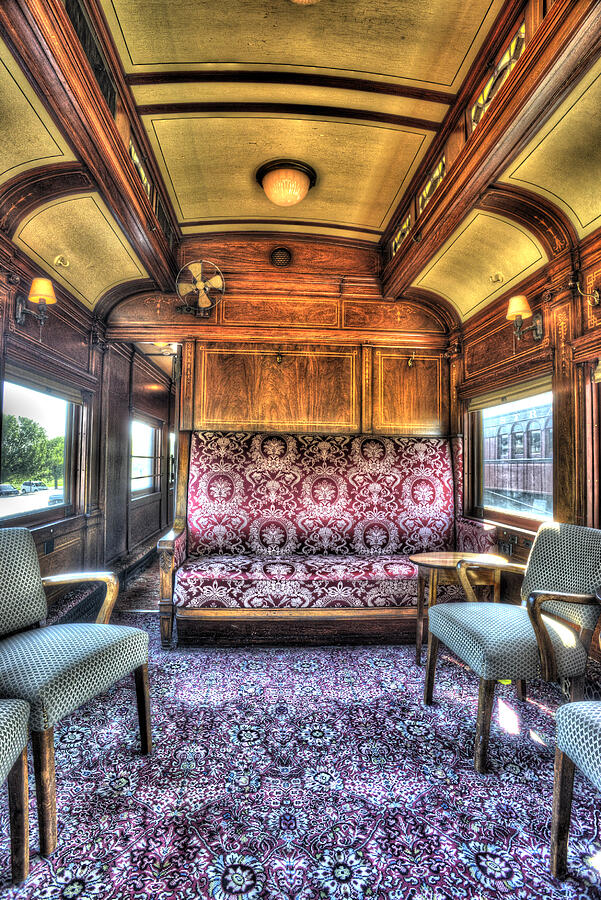 Train Photograph - Lounge car #1 by Paul W Faust - Impressions of Light