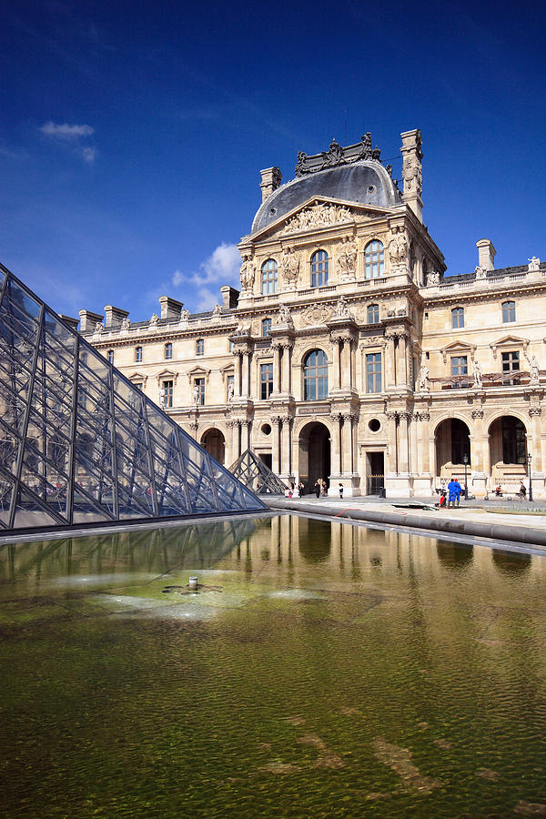 Louvre Museum architecture Paris #1 Photograph by Pierre Leclerc Photography