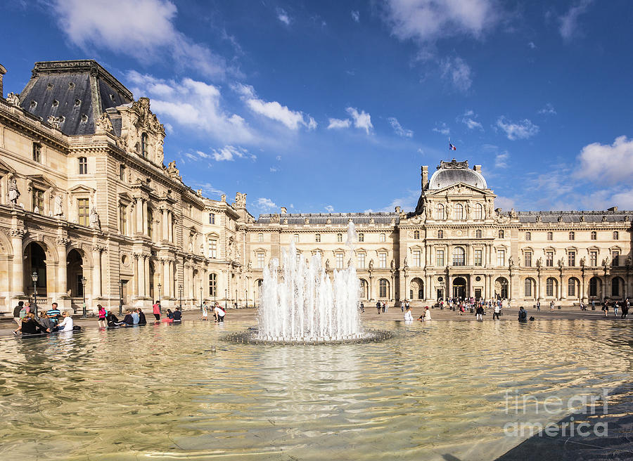 Louvre Palace in Paris #1 Photograph by Didier Marti
