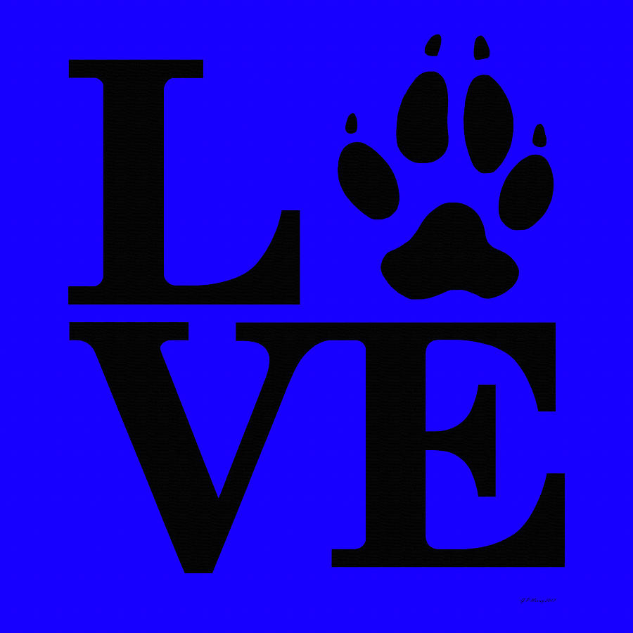 Love Claw Paw Sign #1 Digital Art by Gregory Murray