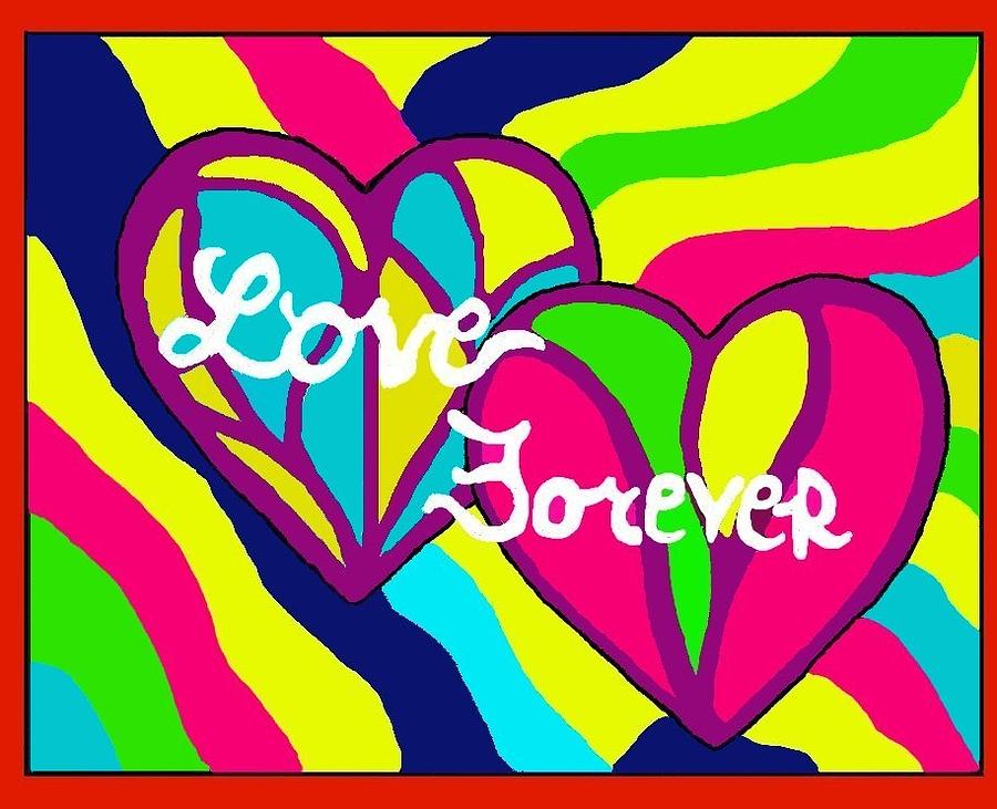 Love Forever #1 Digital Art by Laura Smith