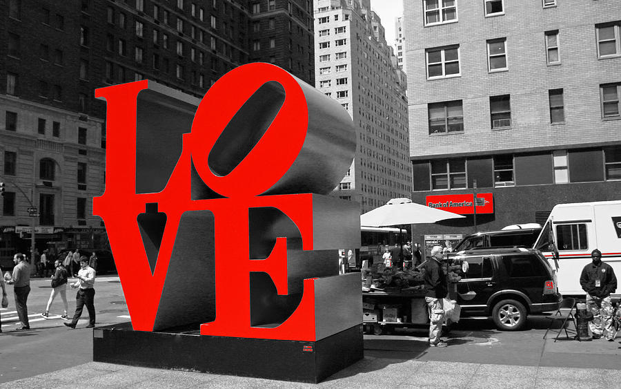 Love in the Big Apple Photograph by Allen Beatty