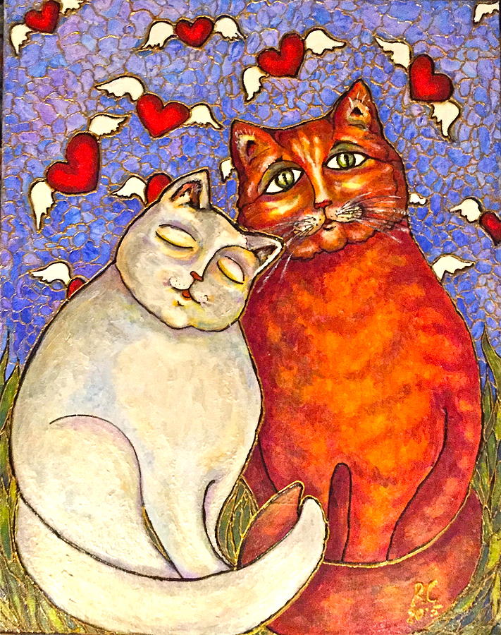 Love Is In The Air #1 Painting by Rae Chichilnitsky