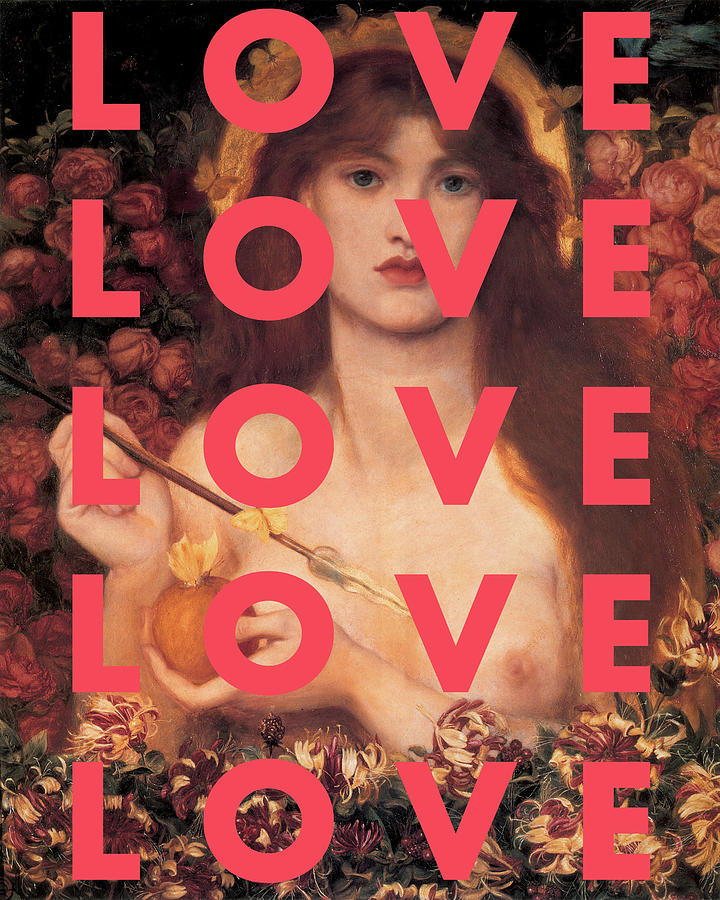 LOVE LOVE LOVE Print #1 Digital Art by Georgia Clare