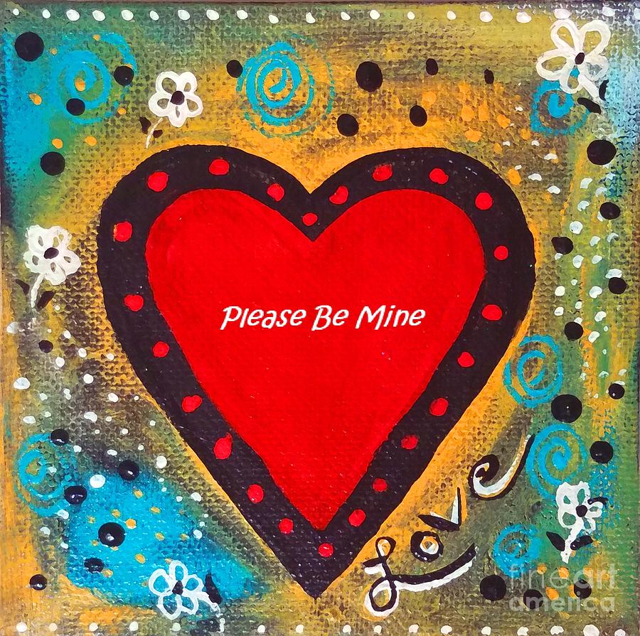 Love Note Please Be Mine Photograph by Sharon Williams Eng