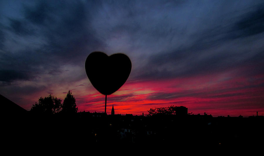 Sunset Photograph - Love Sunset #1 by Cesar Vieira