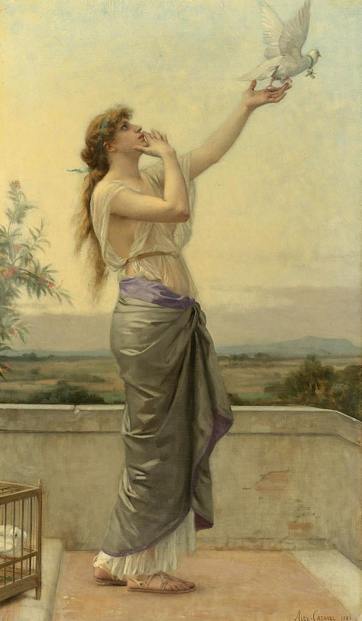 Loves Messenger #2 Painting by Alexandre Cabanel