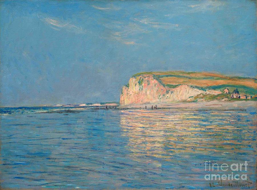 Low Tide at Pourville #1 Painting by Celestial Images