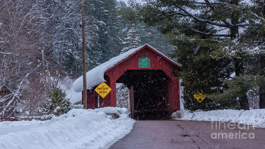 Lower Covered Bridge #1 Photograph by New England Photography