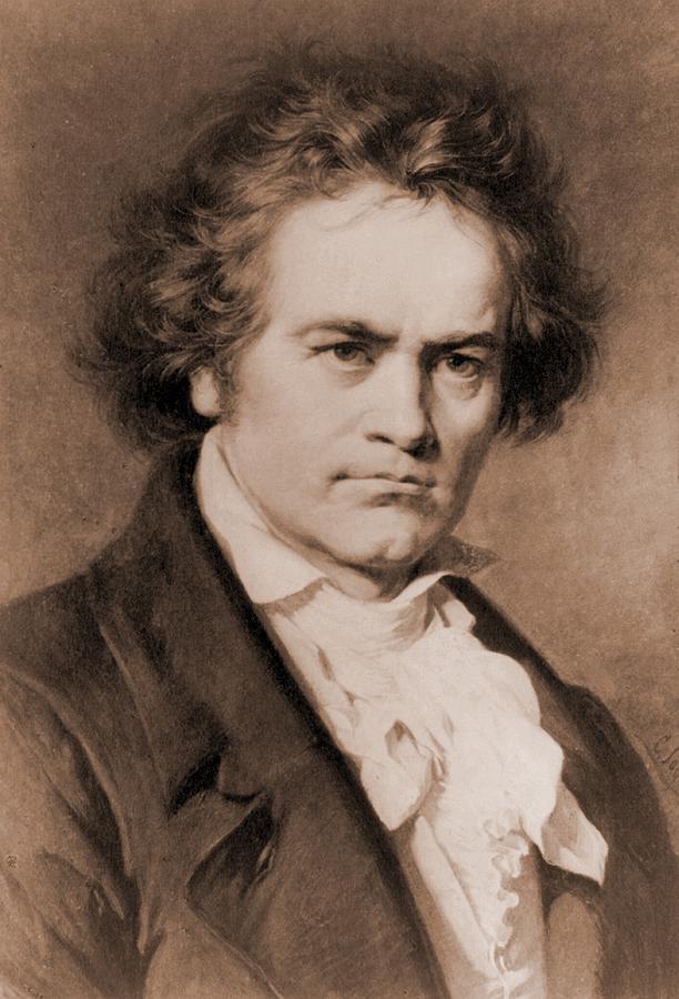 Beethoven Movie Photograph - Ludwig Van Beethoven 1770-1827 #1 by Everett