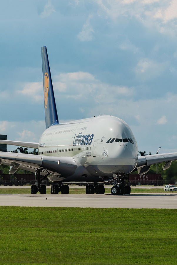 Lufthansa Airbus A380-800 Photograph by Erik Simonsen