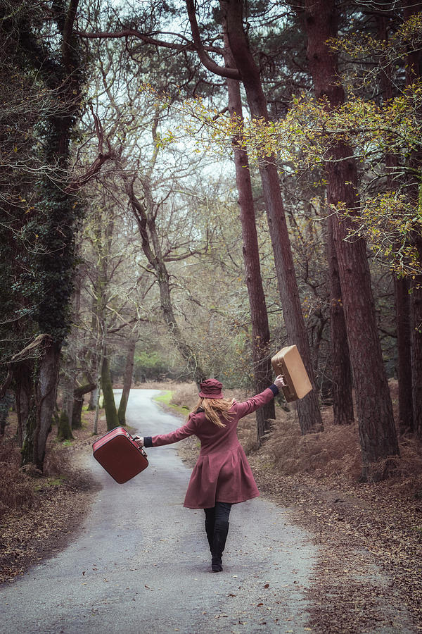 Tree Photograph - Luggage #1 by Joana Kruse