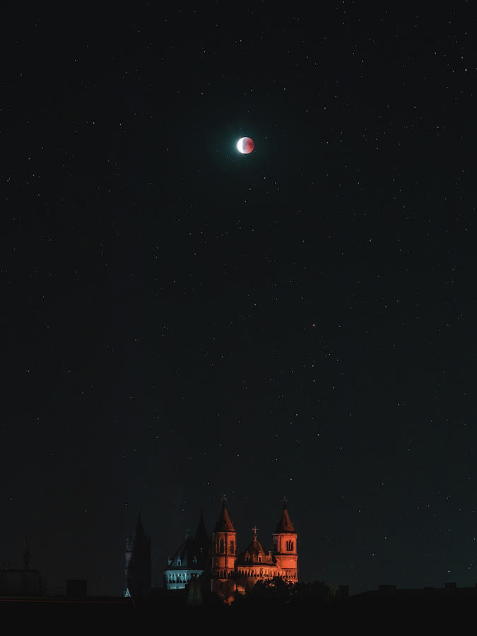 Lunar Eclipse, July 2018 #1 Photograph by Marc Braner