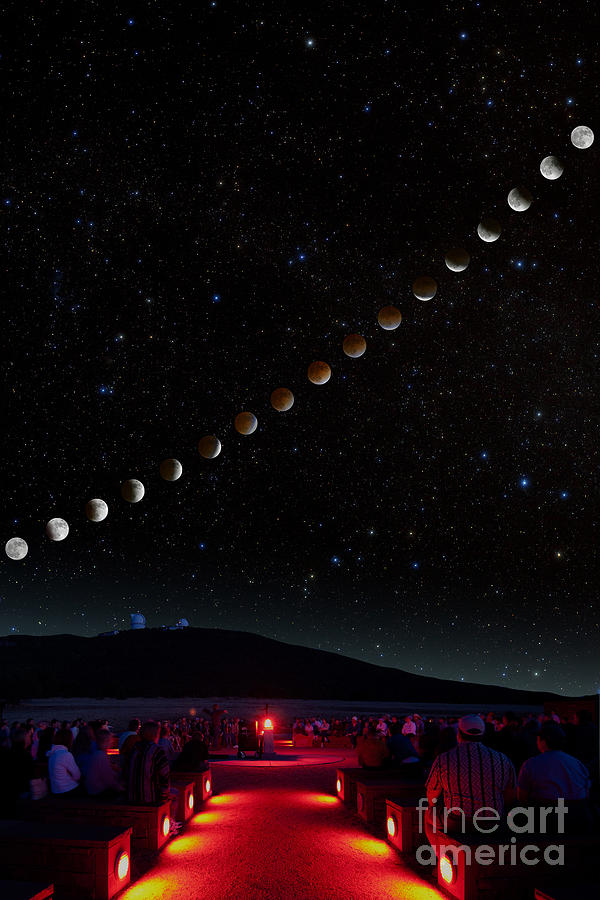 Lunar Eclipse Path #1 Photograph by Larry Landolfi