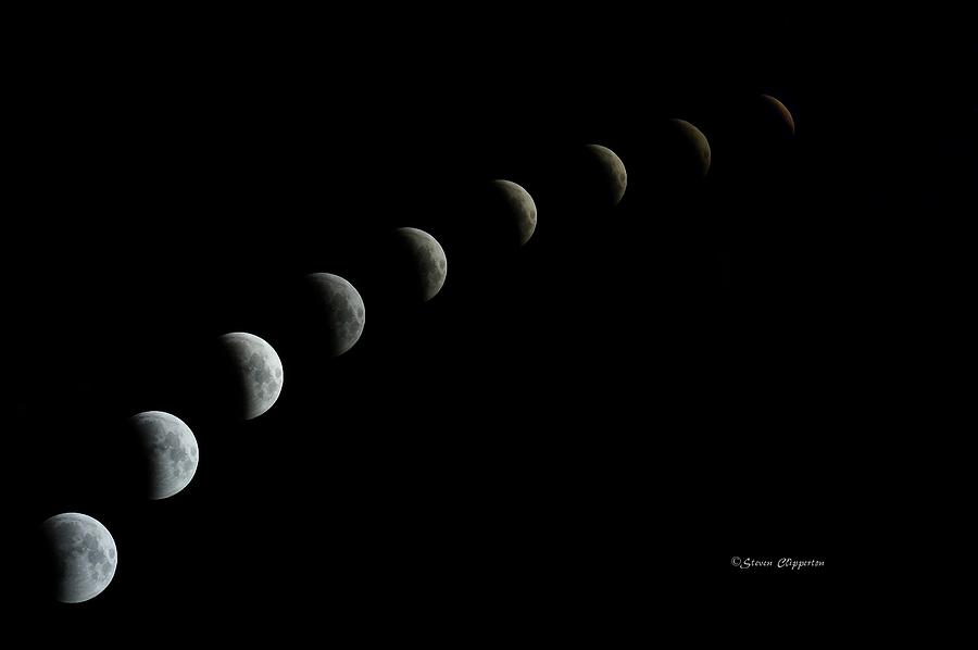 Lunar Eclipse  #1 Photograph by Steven Clipperton