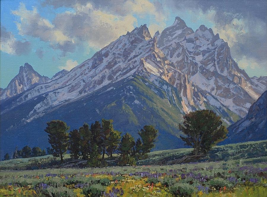 Lupine Time Painting by Lanny Grant - Fine Art America