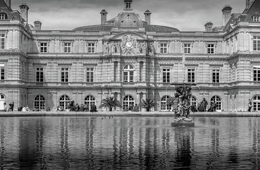 Luxembourg Palace in Mono #1 Photograph by Georgia Clare