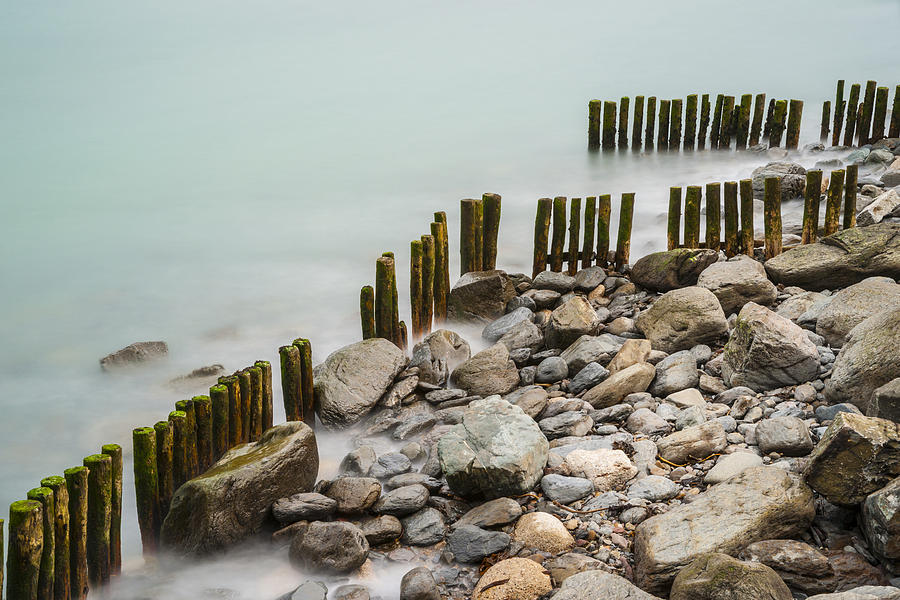 Lynmouth Sea Defences #2 Photograph by John Paul Cullen