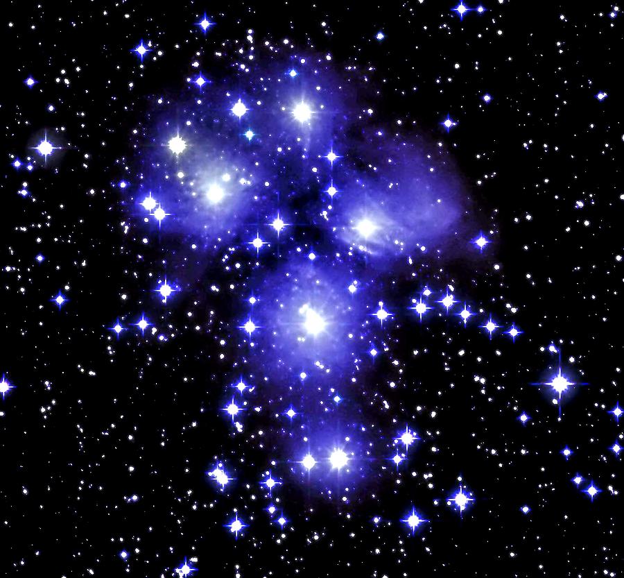 M45 Pleiades #1 Photograph by Alan Conder