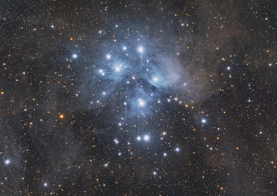 Space Photograph - M45 - Pleiades #1 by Dennis Sprinkle