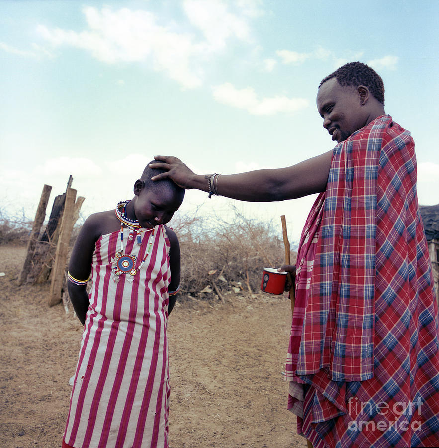Maasai greetings #1 Photograph by Morris Keyonzo