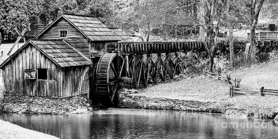 Mabry Mill along the Blue Ridge Parkway #1 Photograph by Thomas R Fletcher