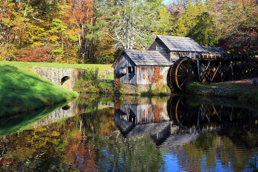 Mabry Mill In Virginia Photograph