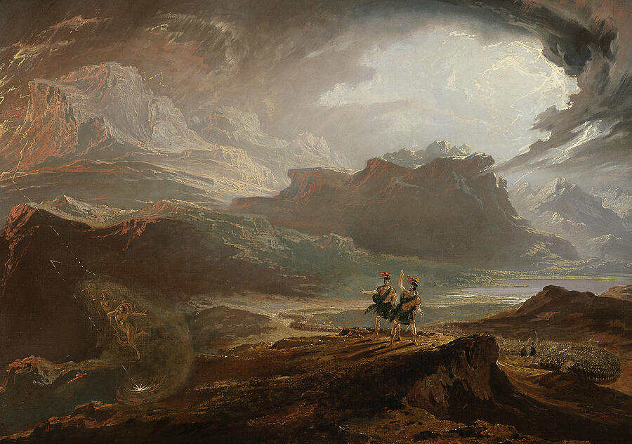 Macbeth, from 1820 Painting by John Martin