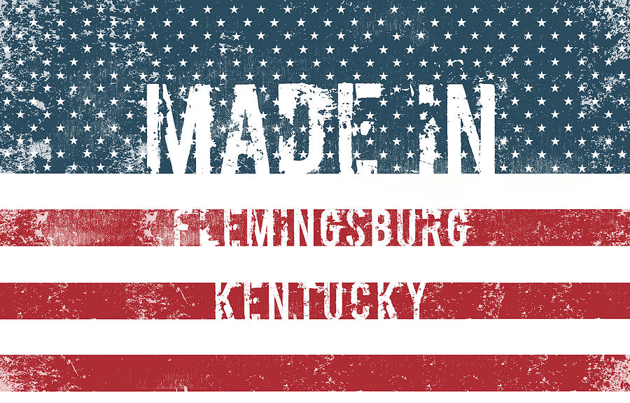 Made in Flemingsburg, Kentucky #1 Digital Art by Tinto Designs