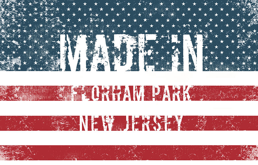 Made in Florham Park, New Jersey #1 Digital Art by Tinto Designs