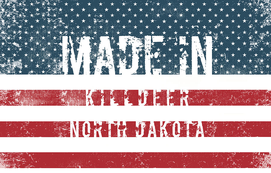 Made in Killdeer, North Dakota #1 Digital Art by Tinto Designs