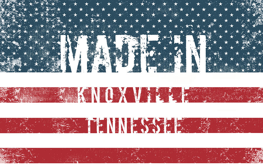 Made in Knoxville, Tennessee #1 Digital Art by Tinto Designs