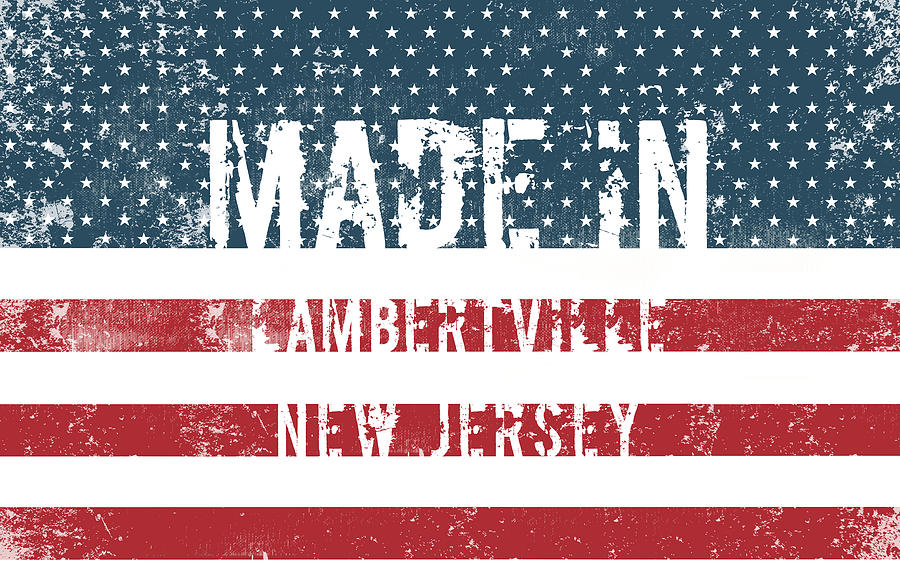 Made in Lambertville, New Jersey #1 Digital Art by Tinto Designs