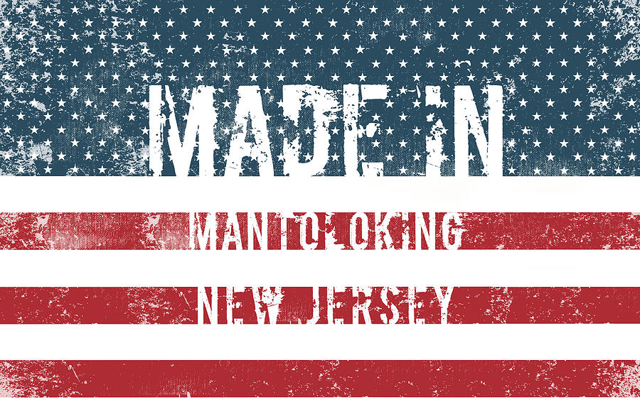 Made in Mantoloking, New Jersey Digital Art by Tinto Designs